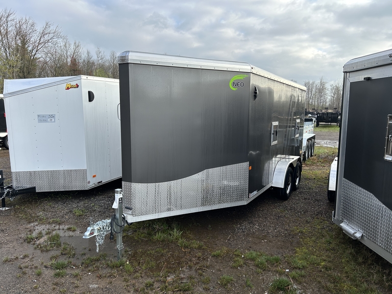 2025 NEO NAS 7'x18' Aluminum Snowmobile Trailer